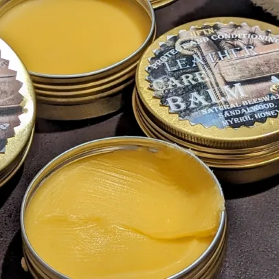 Beeswax in Leather Care
