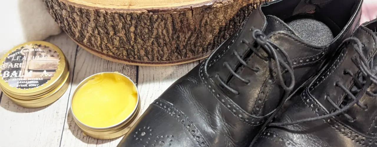 Leather conditioner balm