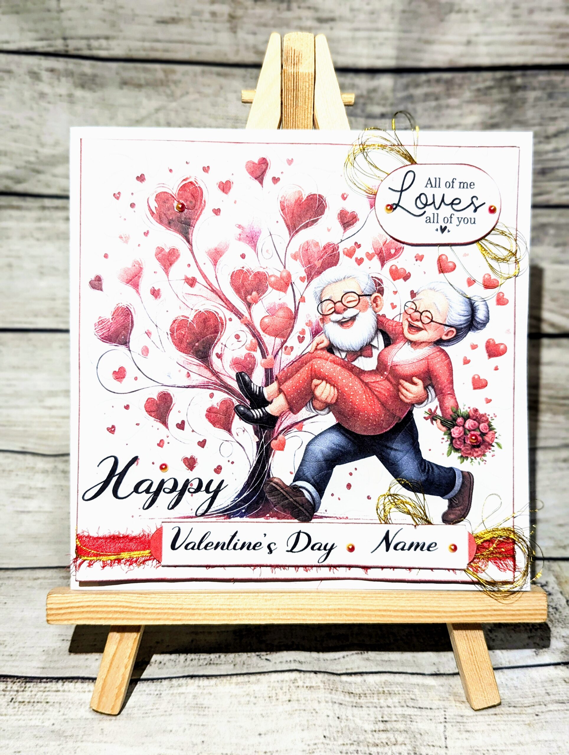 Personalised Valentines Day Card for Husband Wife Boyfriend Fiance ...