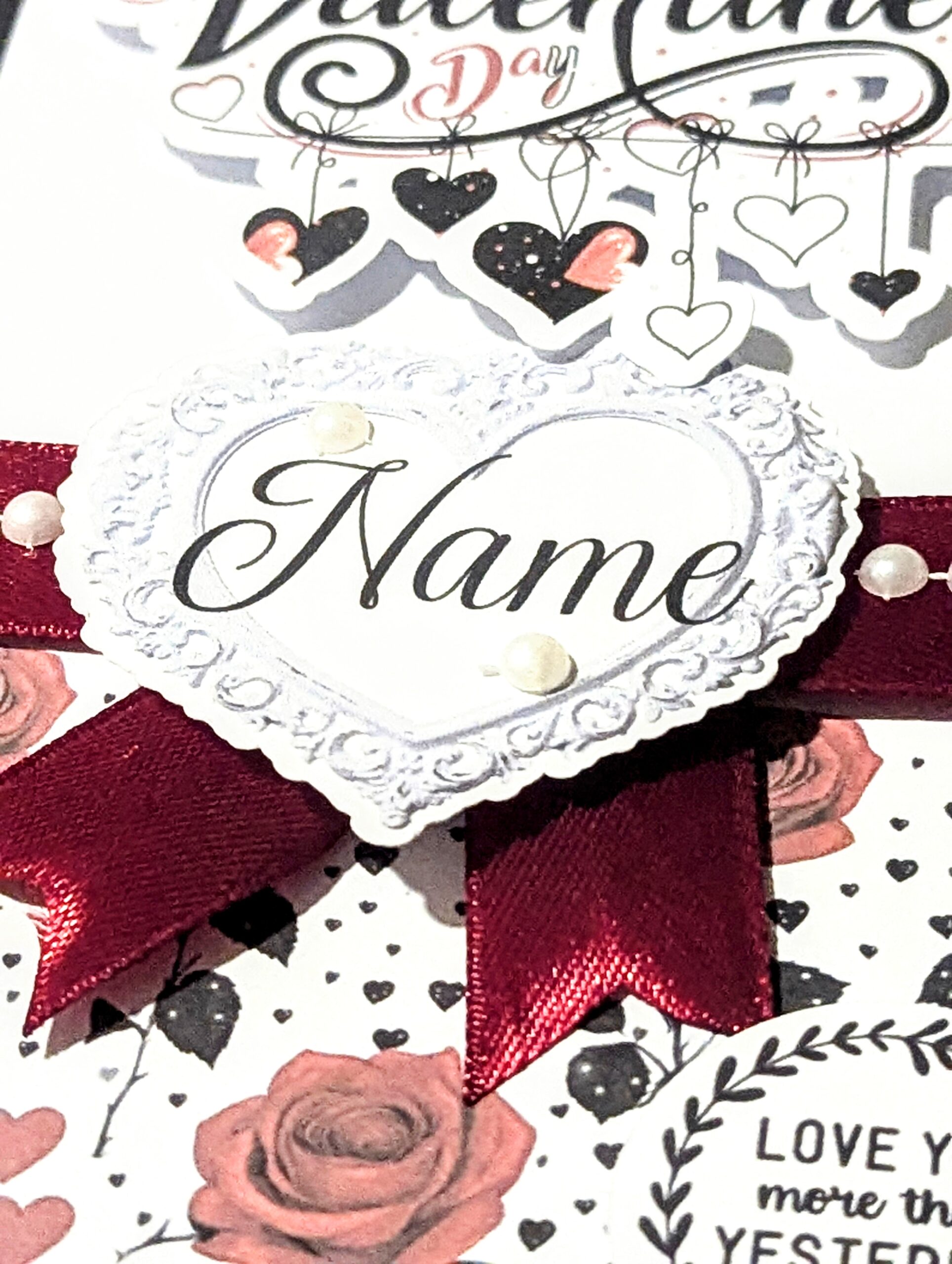 Personalised Valentines Day Card for Husband Wife Boyfriend Fiance ...
