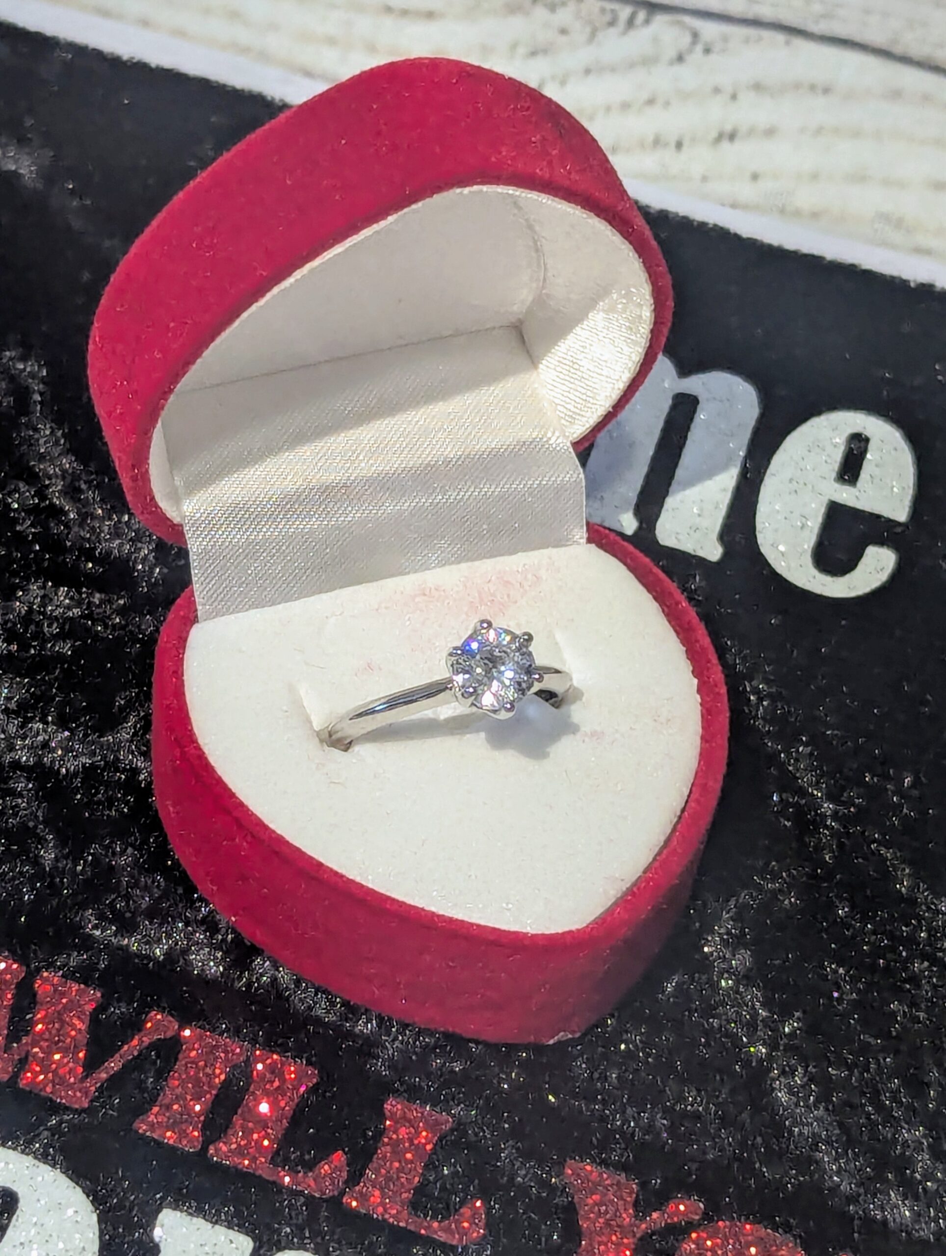 Will You Marry Me Personalised Valentine’s Day Card Proposal card with Ring Box
