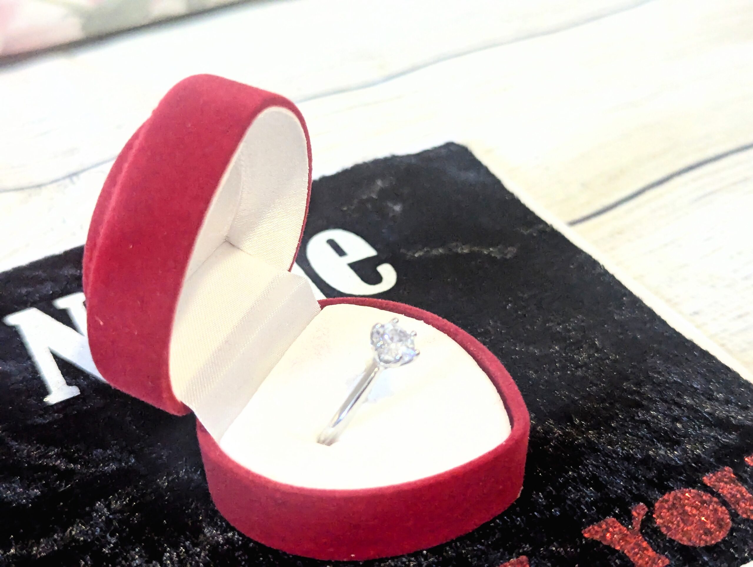 Will You Marry Me Personalised Valentine’s Day Card Proposal card with Ring Box