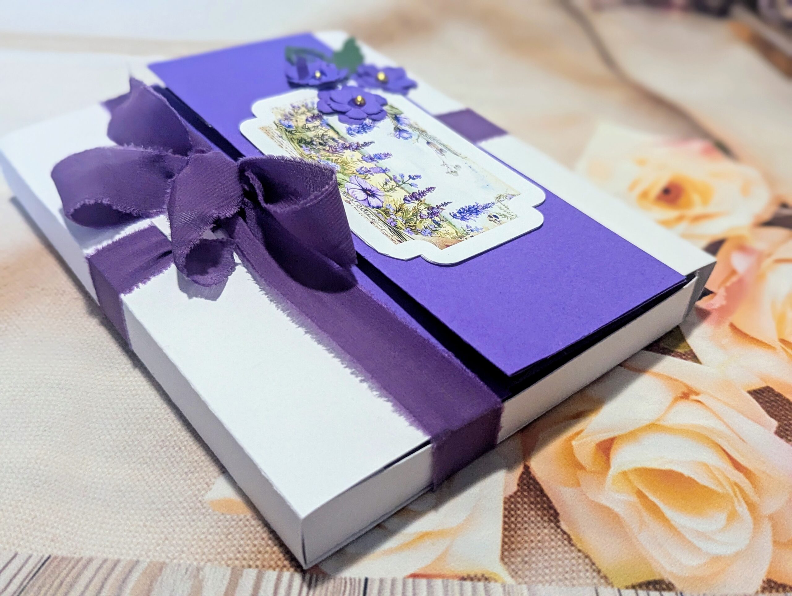Handmade Personalised Anniversary or Birthday Card for Wife with a box - Image 20