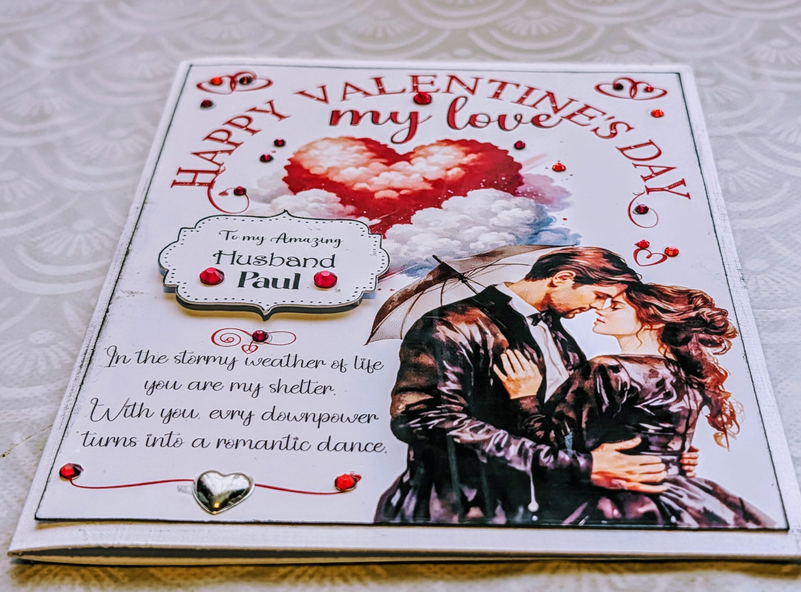 Personalised Valentines Day Card for Husband Wife Boyfriend Fiance Girlfriend - Image 4