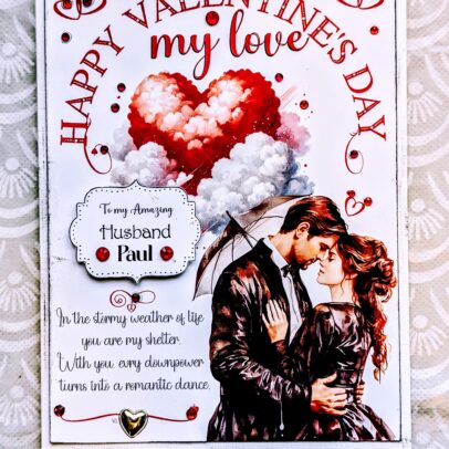 fiance valentines card