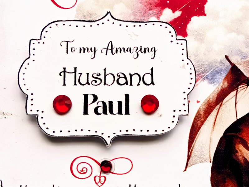 Personalised Valentines Day Card for Husband Wife Boyfriend Fiance ...