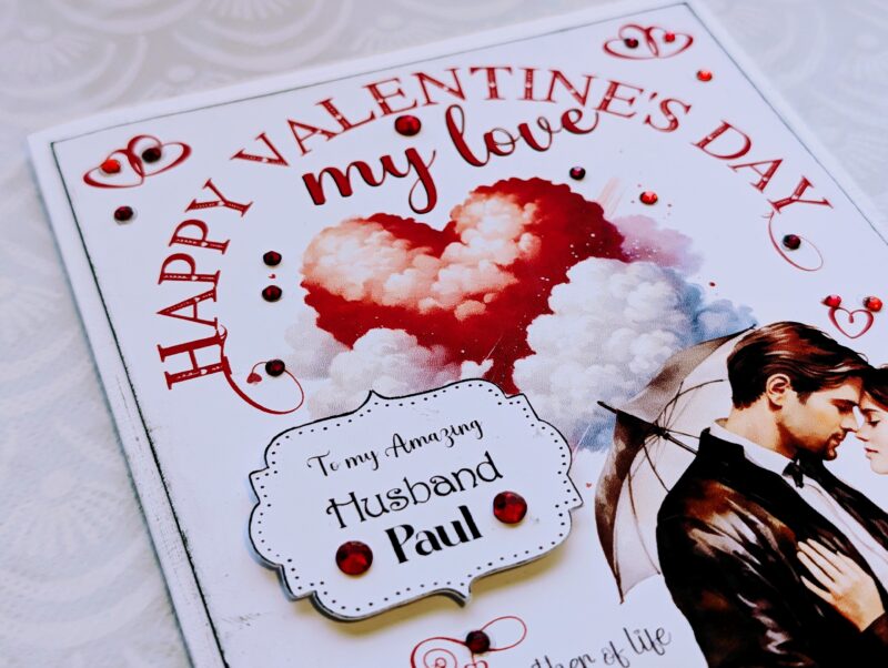 Personalised Valentines Day Card for Husband Wife Boyfriend Fiance ...