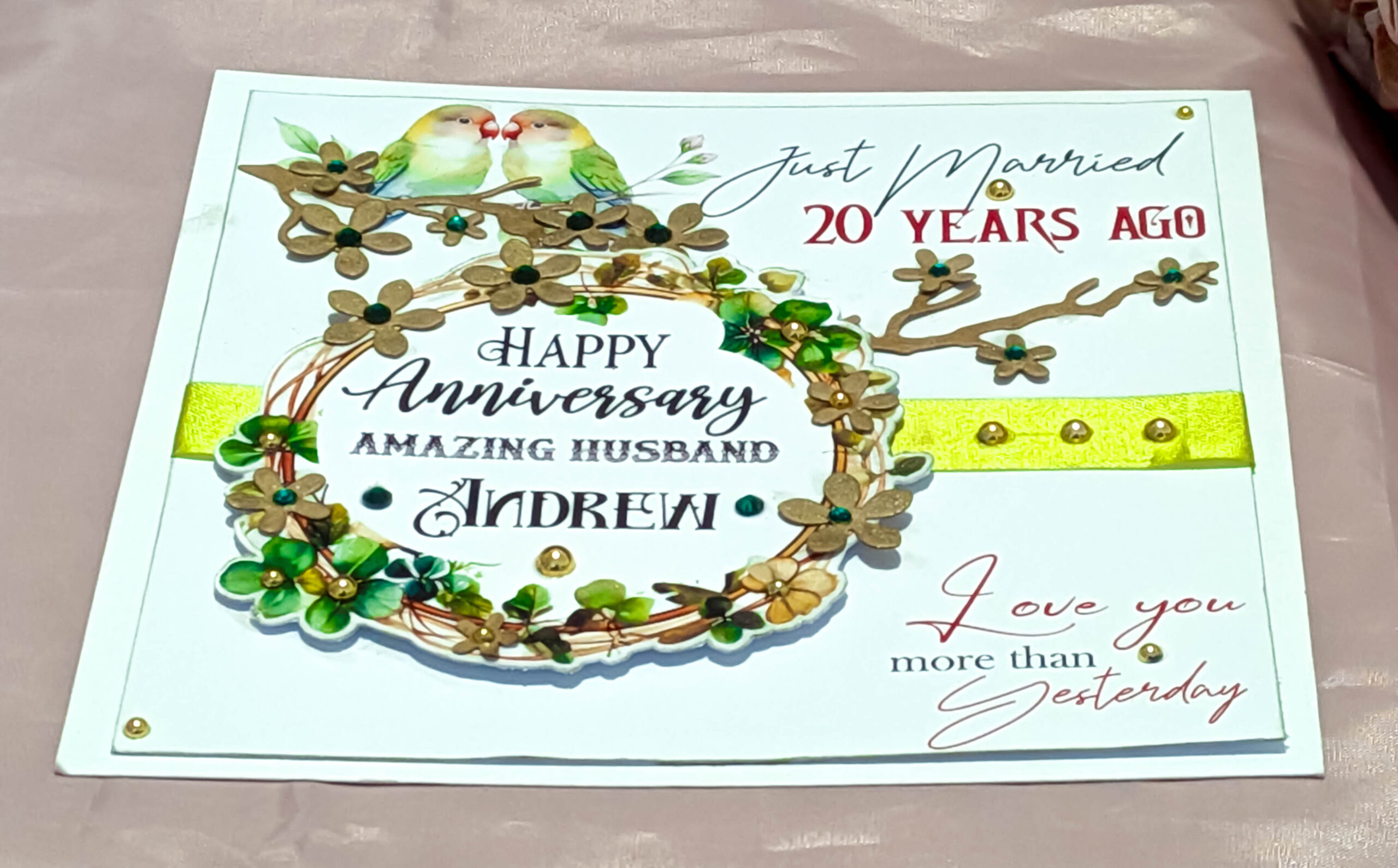 Personalised Anniversary Card for Wife Husband Partner Girtlfriend Boyfriend - Image 21