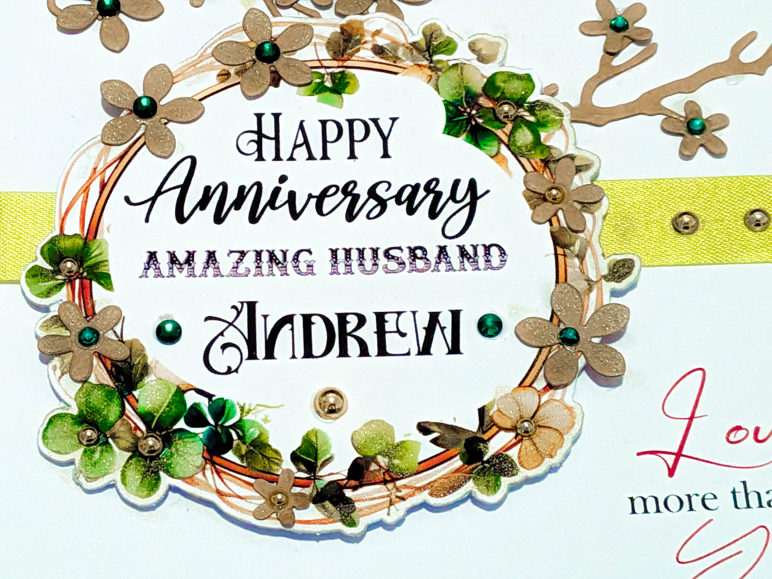 Personalised Anniversary Card for Wife Husband Partner Girtlfriend Boyfriend - Image 14