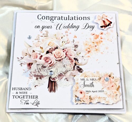 Congratulation wedding day card