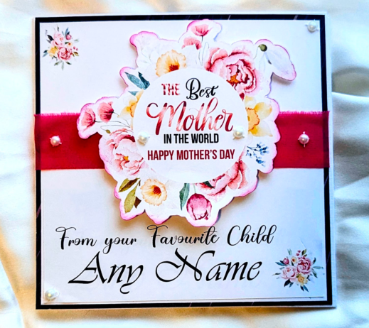 Personalised Mother's Day Card Mum Mam Mother Grandmother Gramdma Mother-in-Law