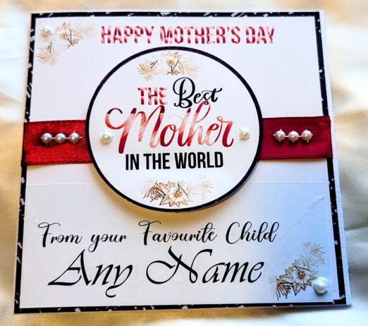Personalised Mother's Day Card Mum Mam Mother Grandmother Gramdma Mother-in-Law
