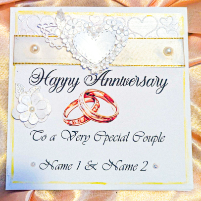 Wedding Anniversary Card for a special couple