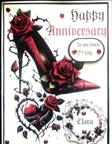 Personalised Anniversary Card Wife