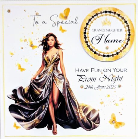 Prom Card Prom Night School Prom Daughter Granddaughter Friend