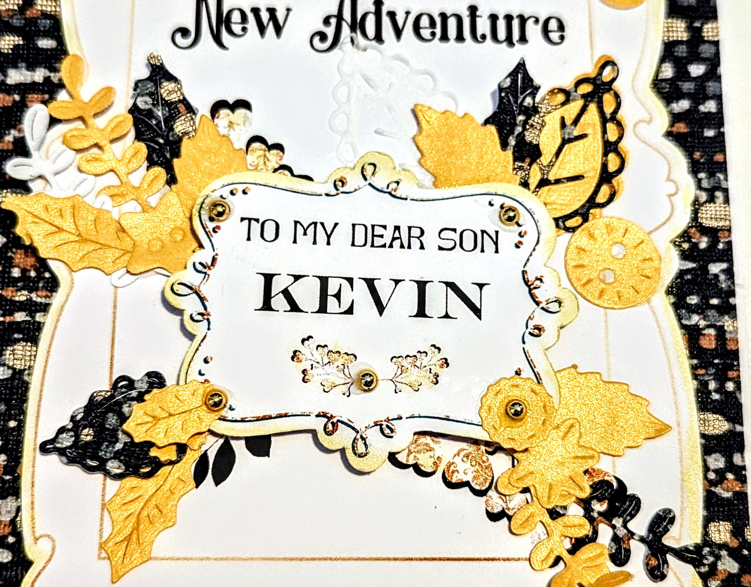 Handmade Personalized House Warming Card – "New Home, New Adventure" – For Son - Image 8