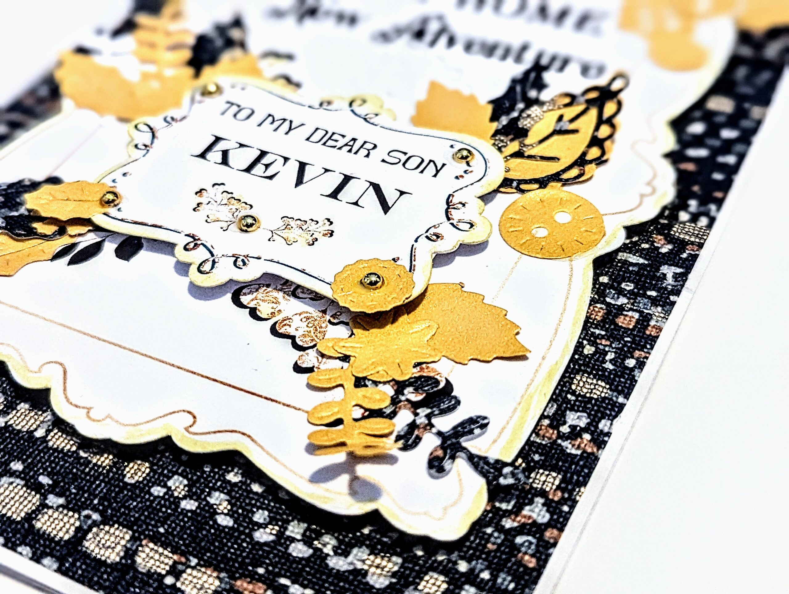 Handmade Personalized House Warming Card – "New Home, New Adventure" – For Son - Image 13