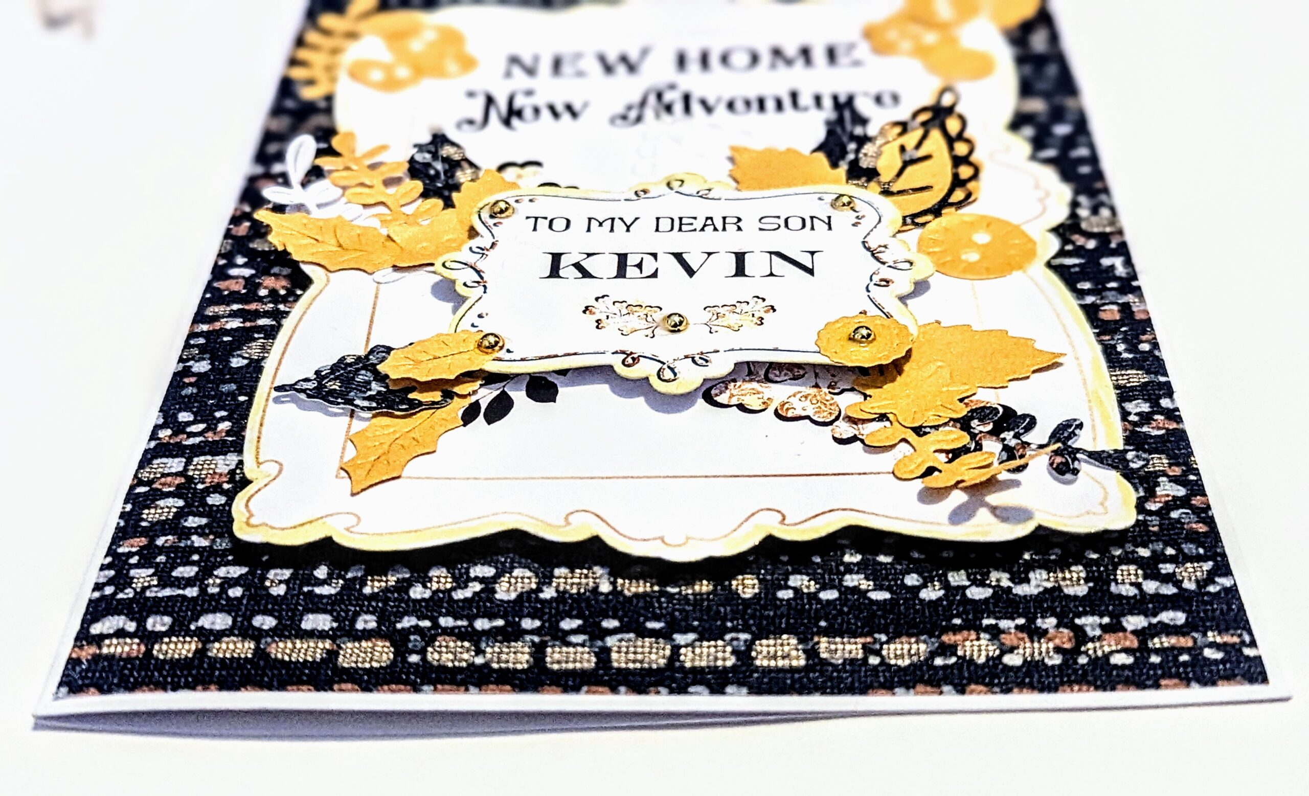 Handmade Personalized House Warming Card – "New Home, New Adventure" – For Son - Image 15