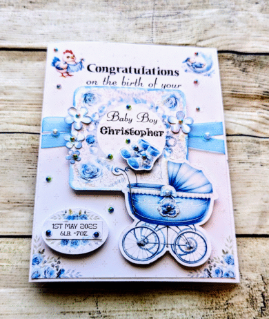New Baby Card - Congratulations