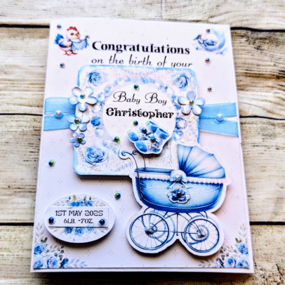 New Baby Card - Congratulations