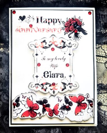 Anniversary Gothic Card Wife