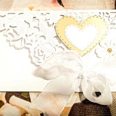 handmade wedding money envelope