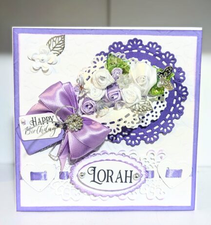 Luxury Handmade Personalised Card in a Box- Wedding, Birthday-Any Occasion, Name