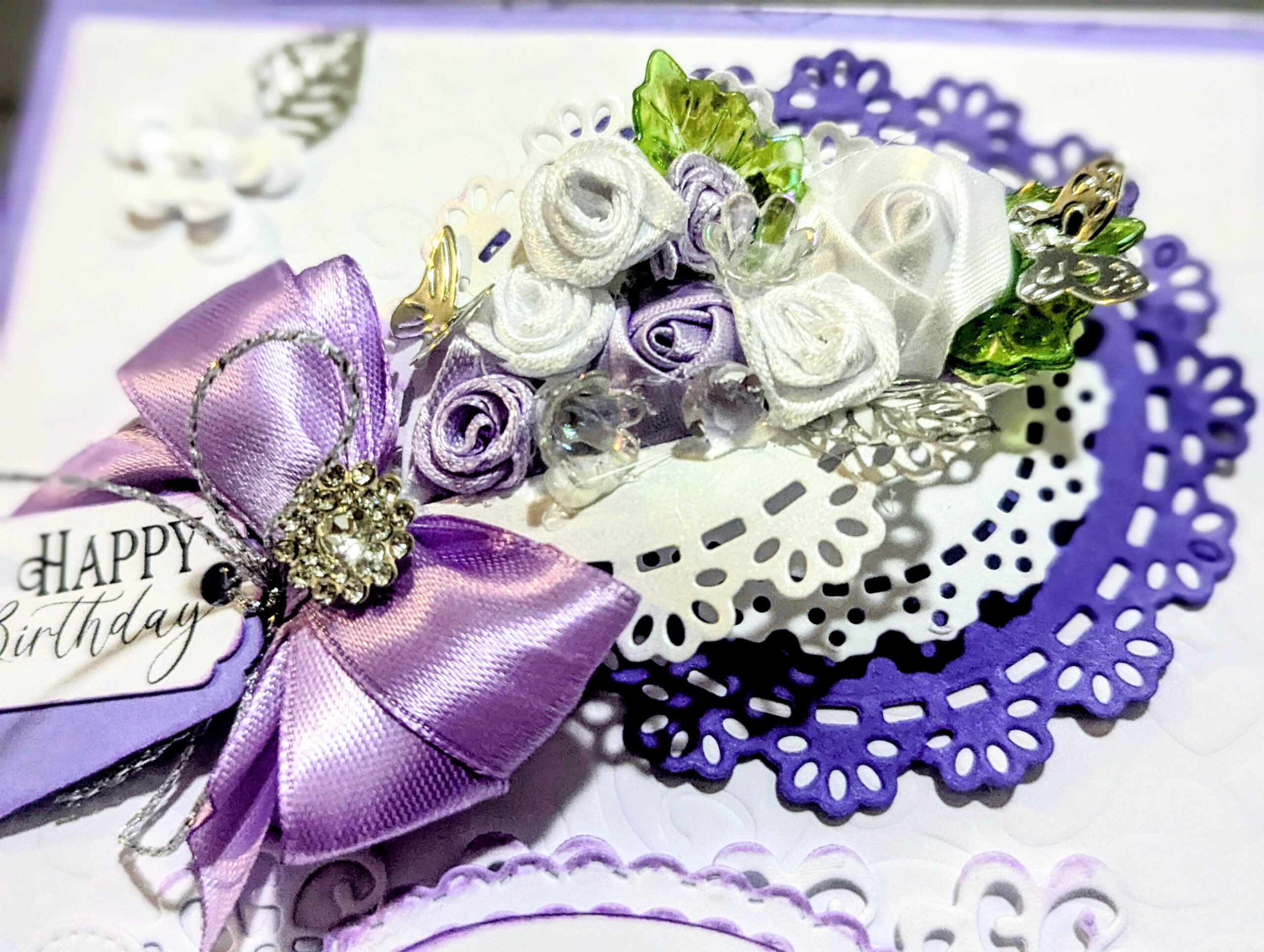 Luxury Handmade Personalised Card in a Box- Wedding, Birthday-Any Occasion, Name - Image 6