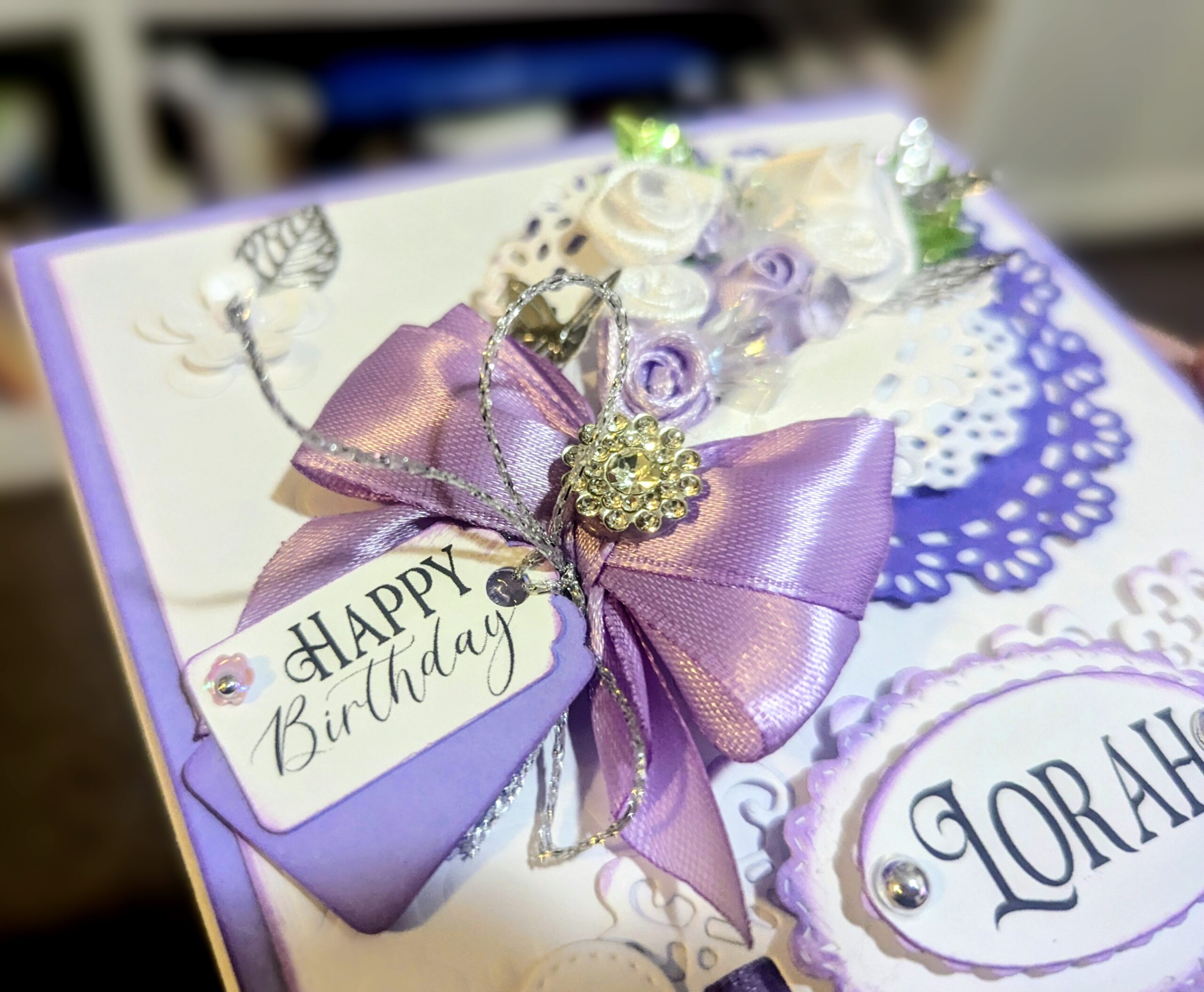 Luxury Handmade Personalised Card in a Box- Wedding, Birthday-Any Occasion, Name - Image 11