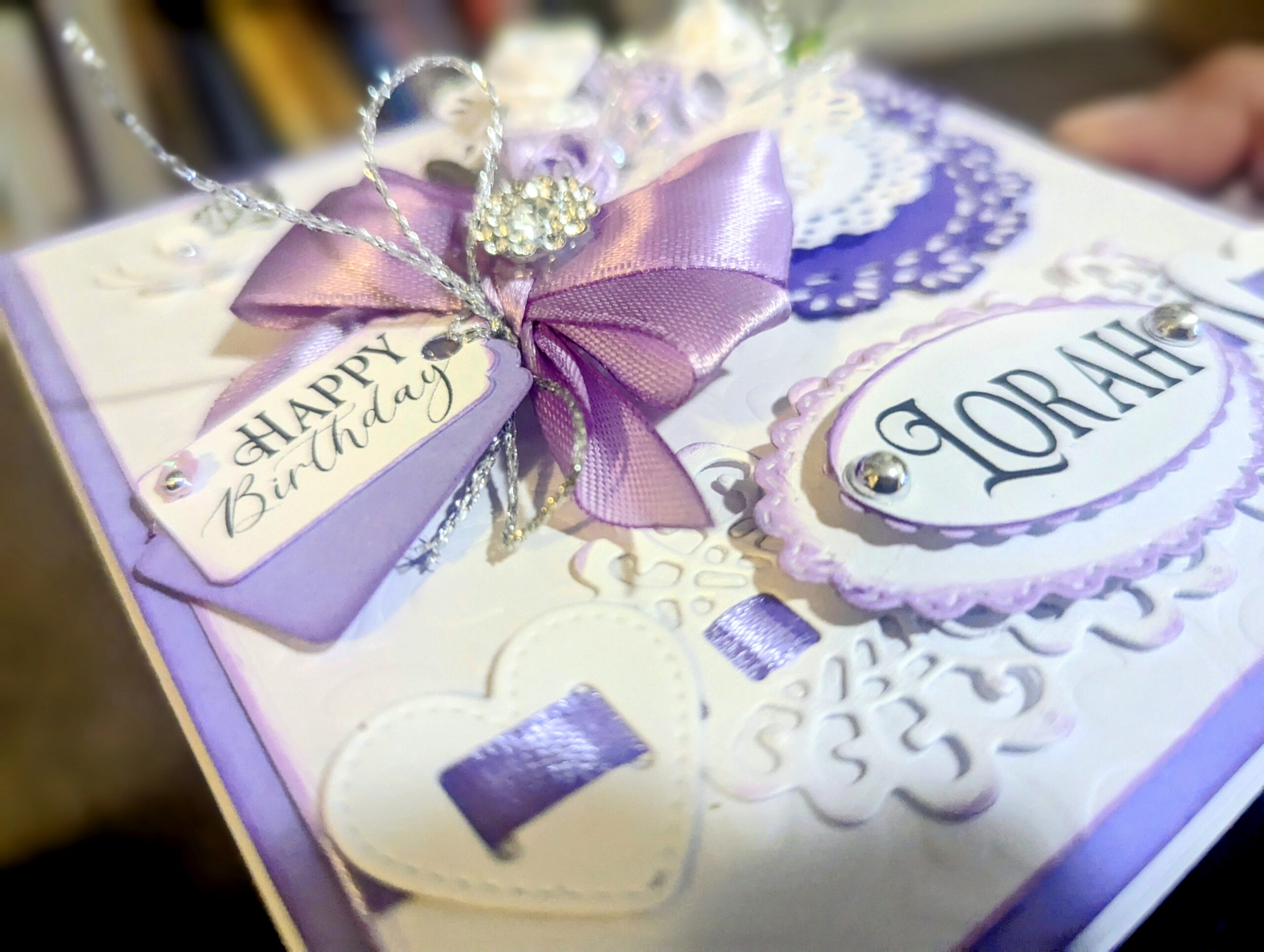 Luxury Handmade Personalised Card in a Box- Wedding, Birthday-Any Occasion, Name - Image 13