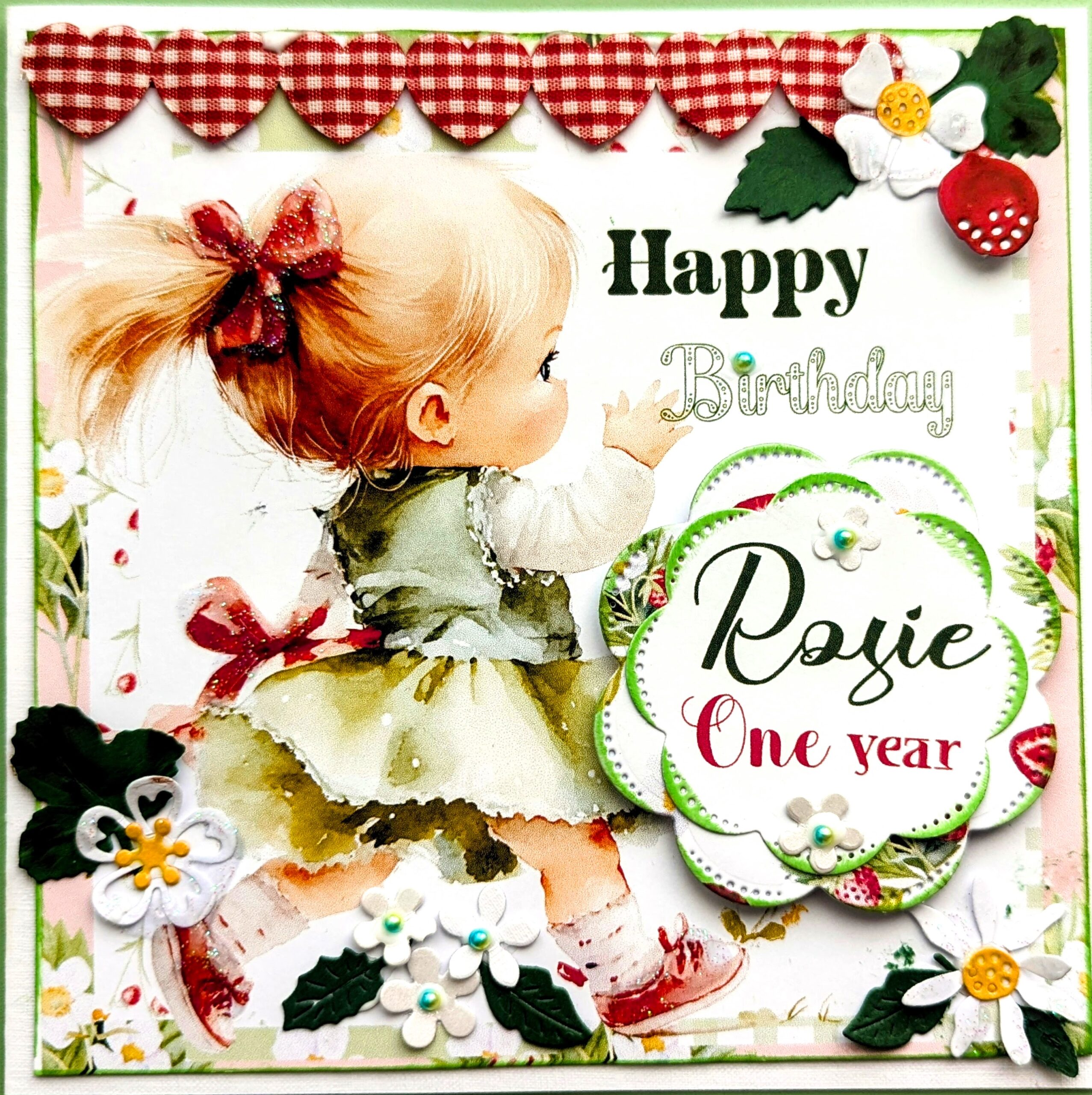 Sweet Girl Birthday Card