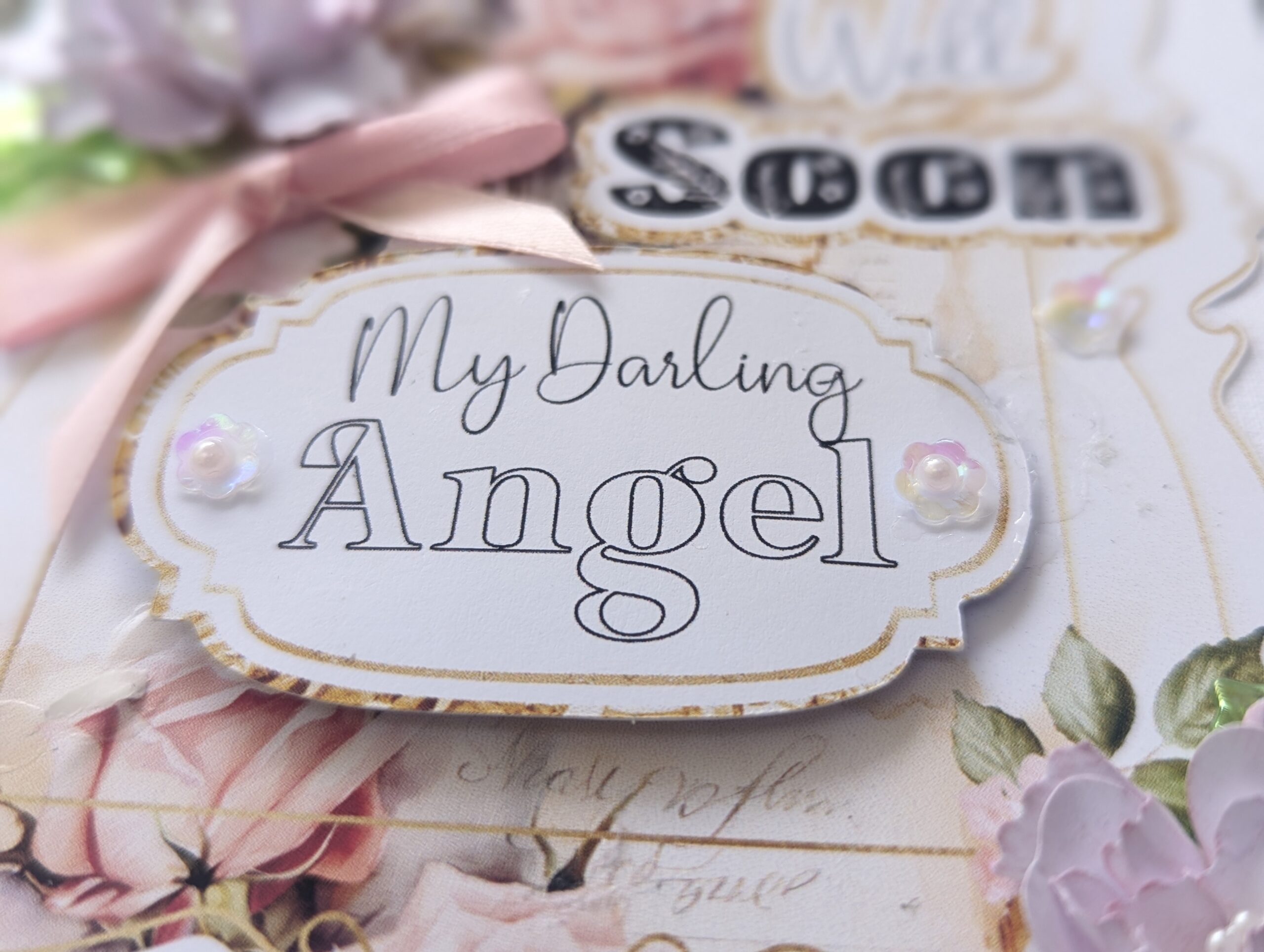 Handmade Personalised Get Well Soon Card, speedy recovery, any name, Custom Text - Image 7