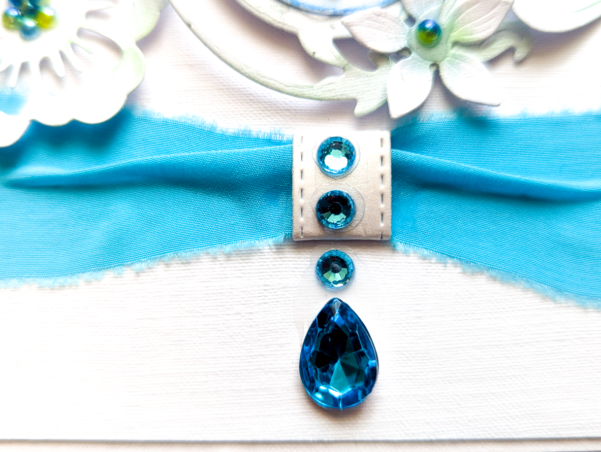 Handmade Personalised 45th Sapphire Wedding Anniversary Card, Wife, Husband, Couples, Parents - Image 4