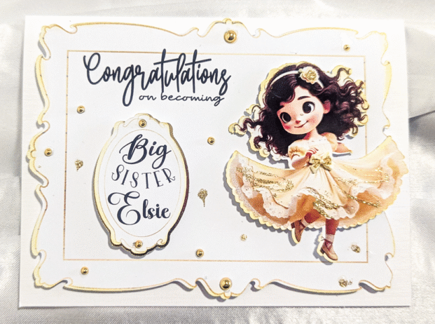 Personalised Big Sister Card