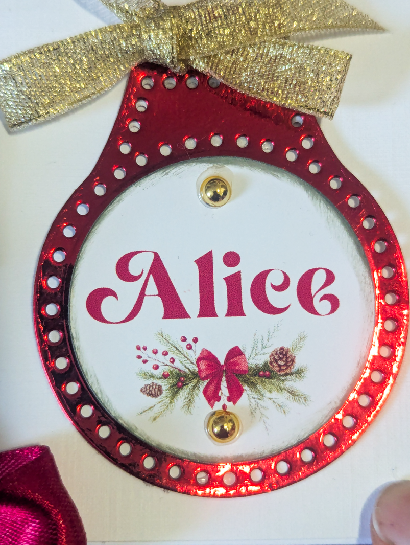 Personalised Handmade Christmas Money Wallet