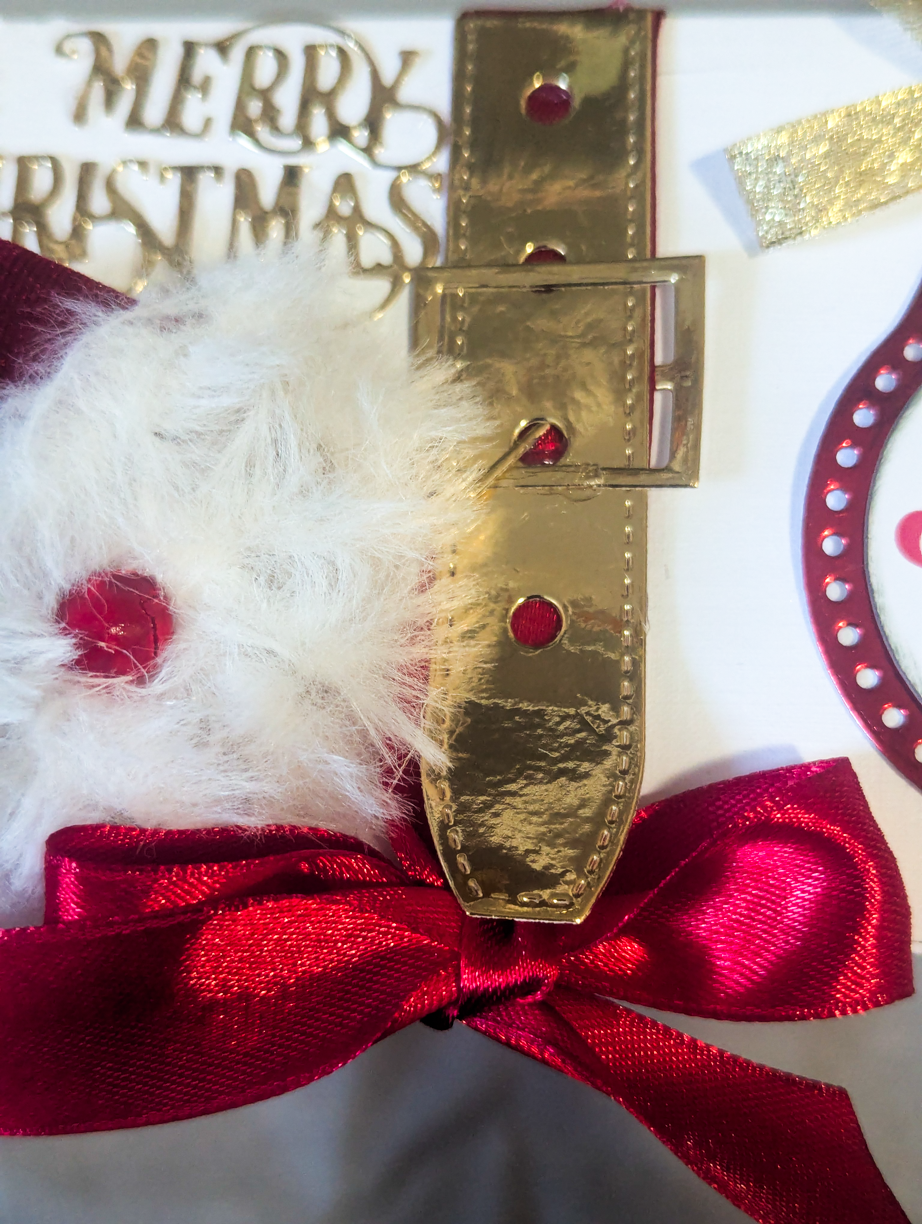 Personalised Handmade Christmas Money Wallet/Cash Envelope - Santa Belt & Bauble - Image 12