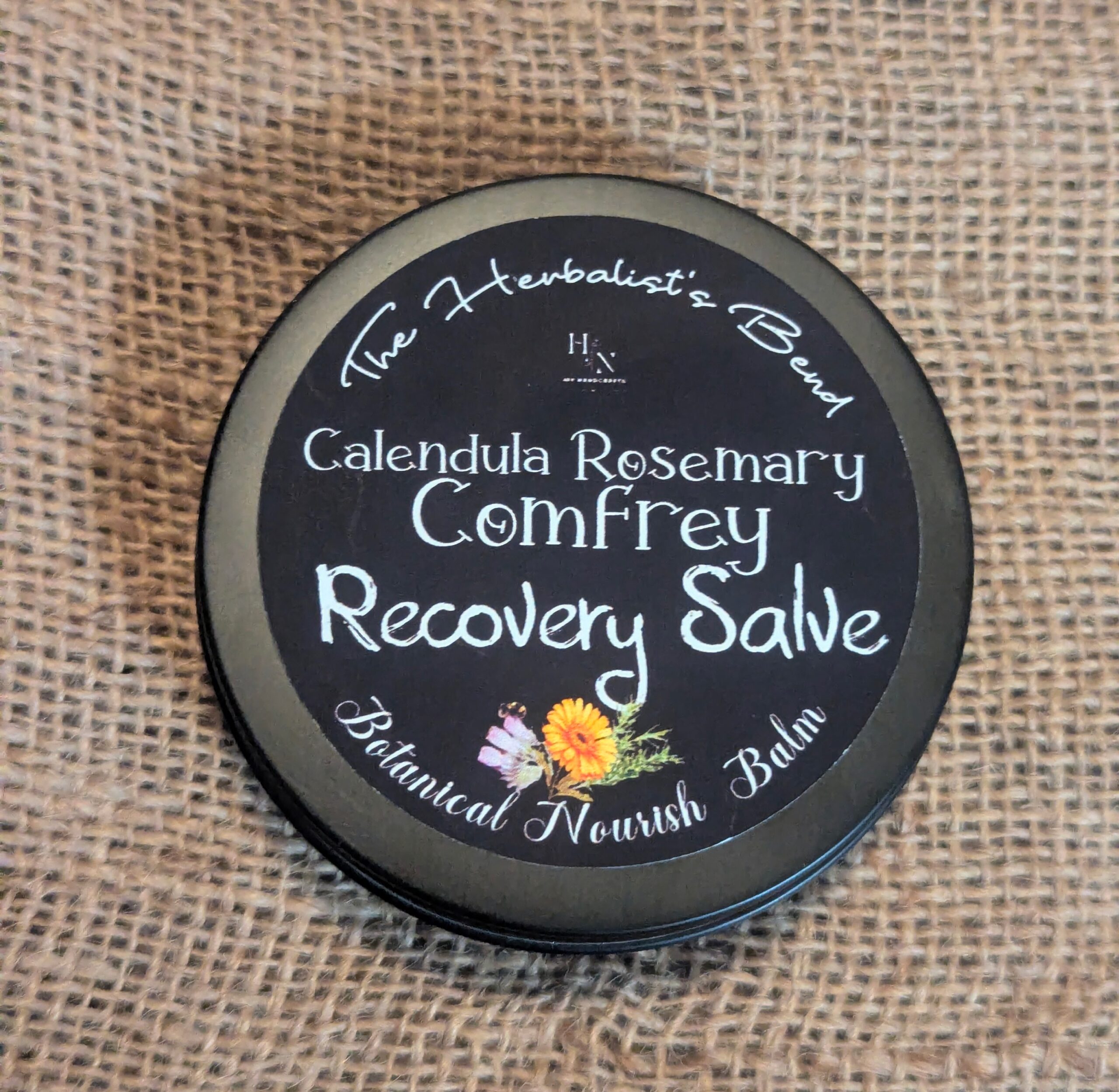 Recovery Salve Natural Healing The Herbalist's Blend Calendula Comfrey Balm - Image 3