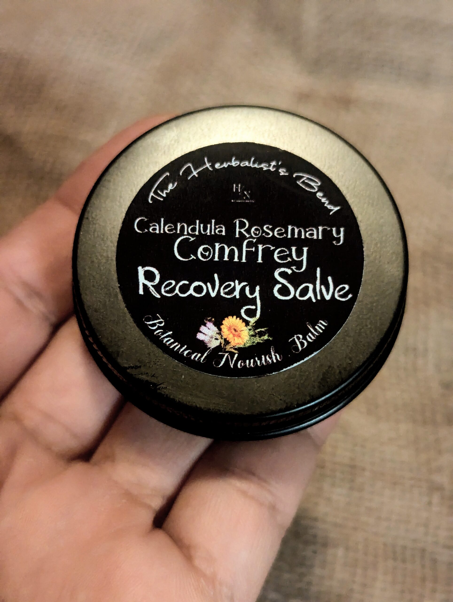 Recovery Salve Natural Healing The Herbalist's Blend Calendula Comfrey Balm - Image 12