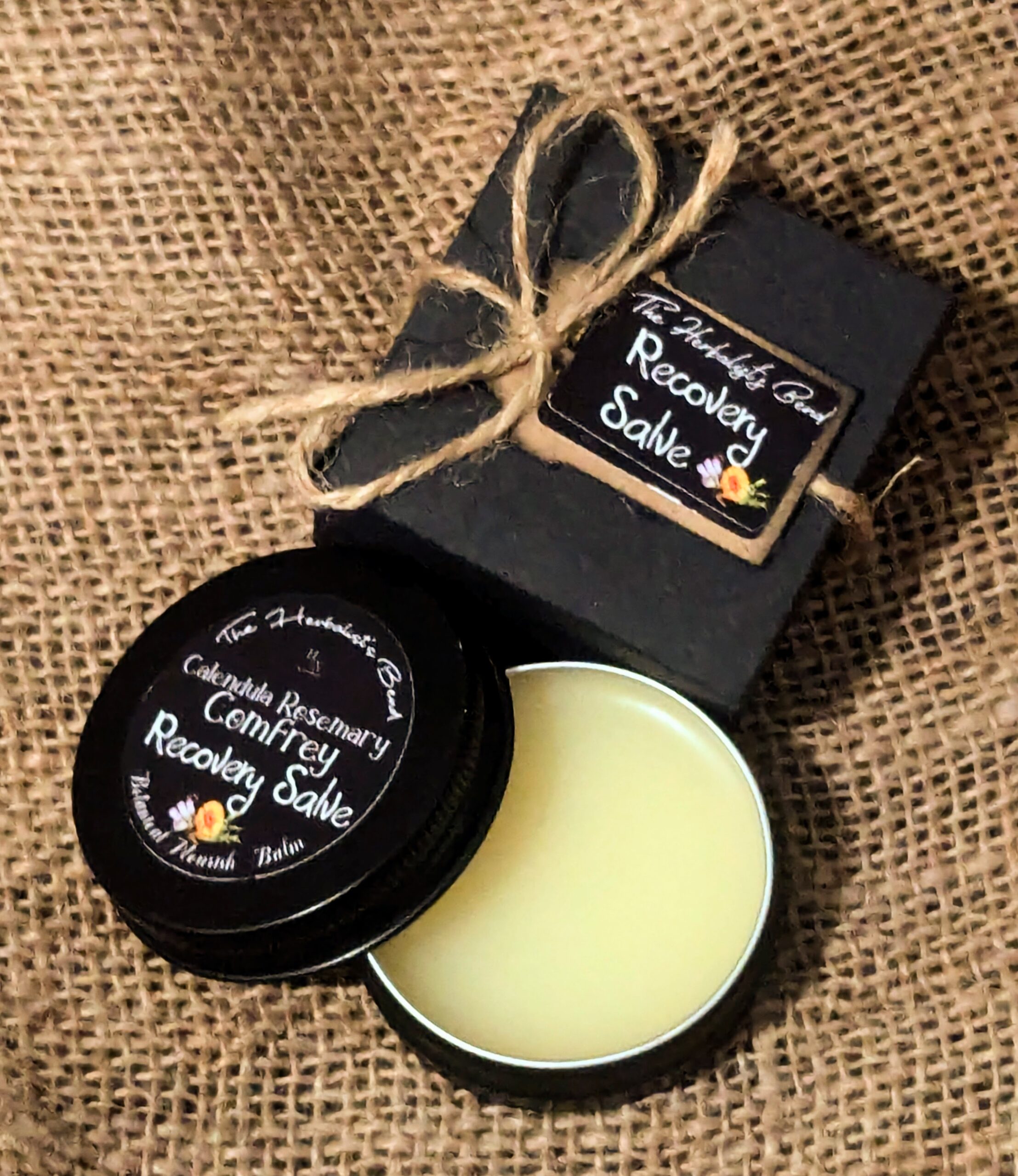 Recovery Salve Natural Healing The Herbalist's Blend Calendula Comfrey Balm