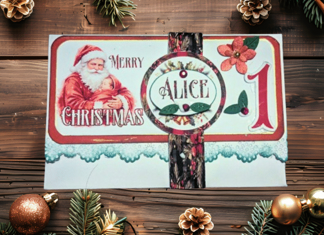 Baby's 1st Christmas Cash / Money Wallet