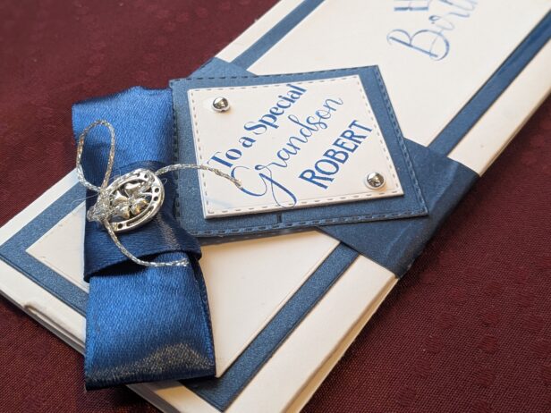 Personalised Handmade Birthday Money Wallet