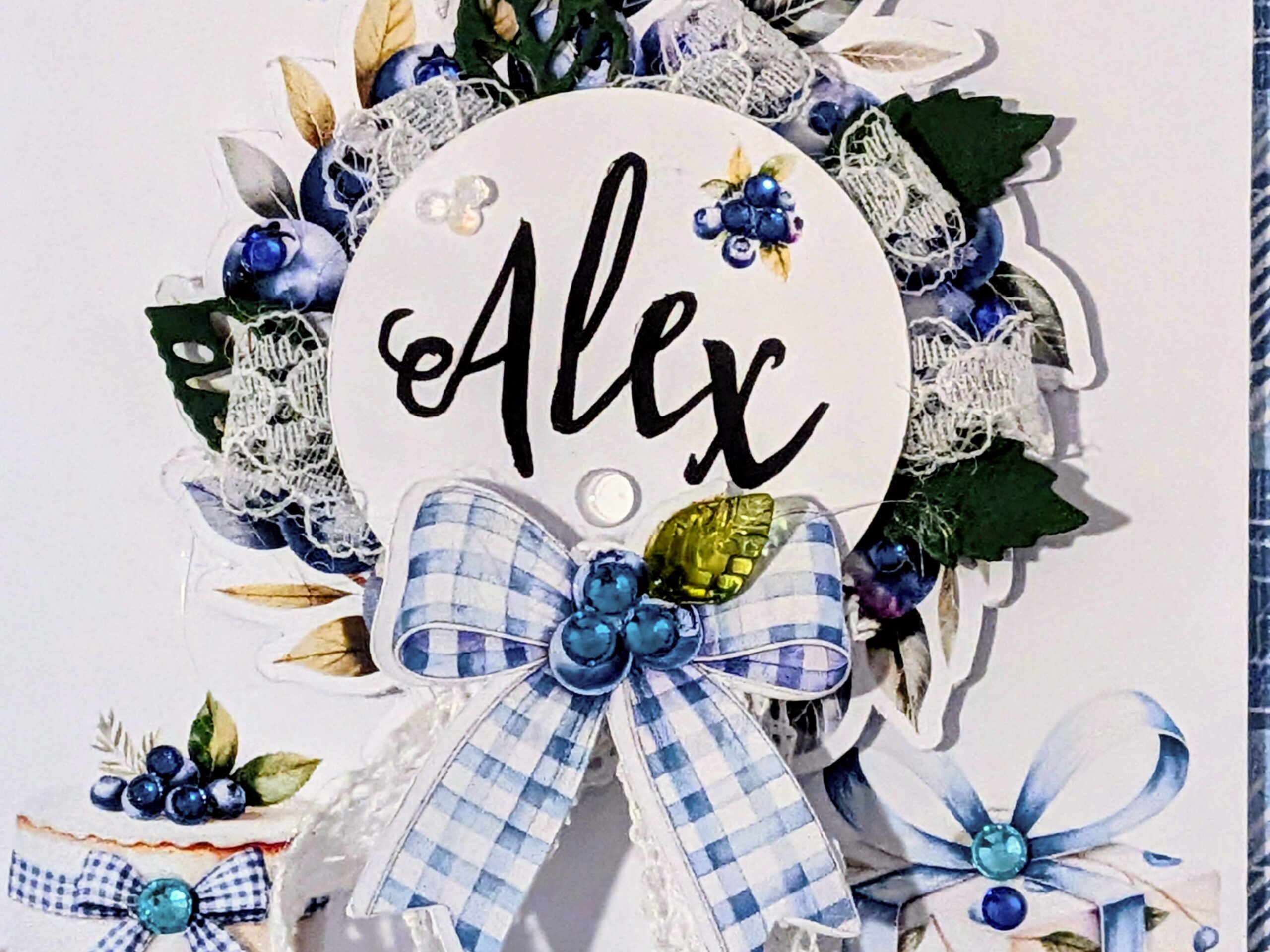 Personalised Blueberry Boys Card - Any Age, Name, Relation-Son, Grandson, Nephew - Image 11