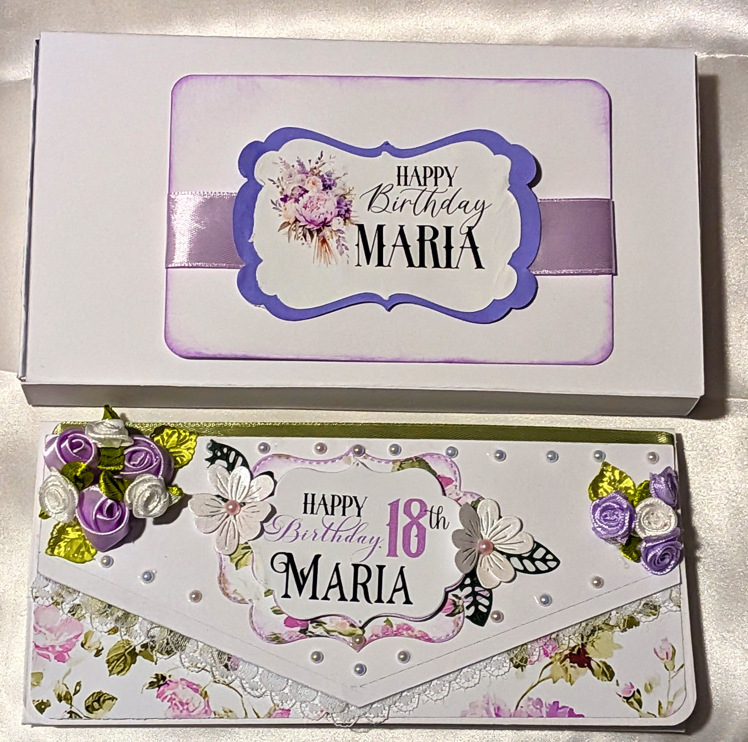 Luxury Boxed Personalised Handmade Money Wallet Envelope for Cash, Gift Card - Image 12
