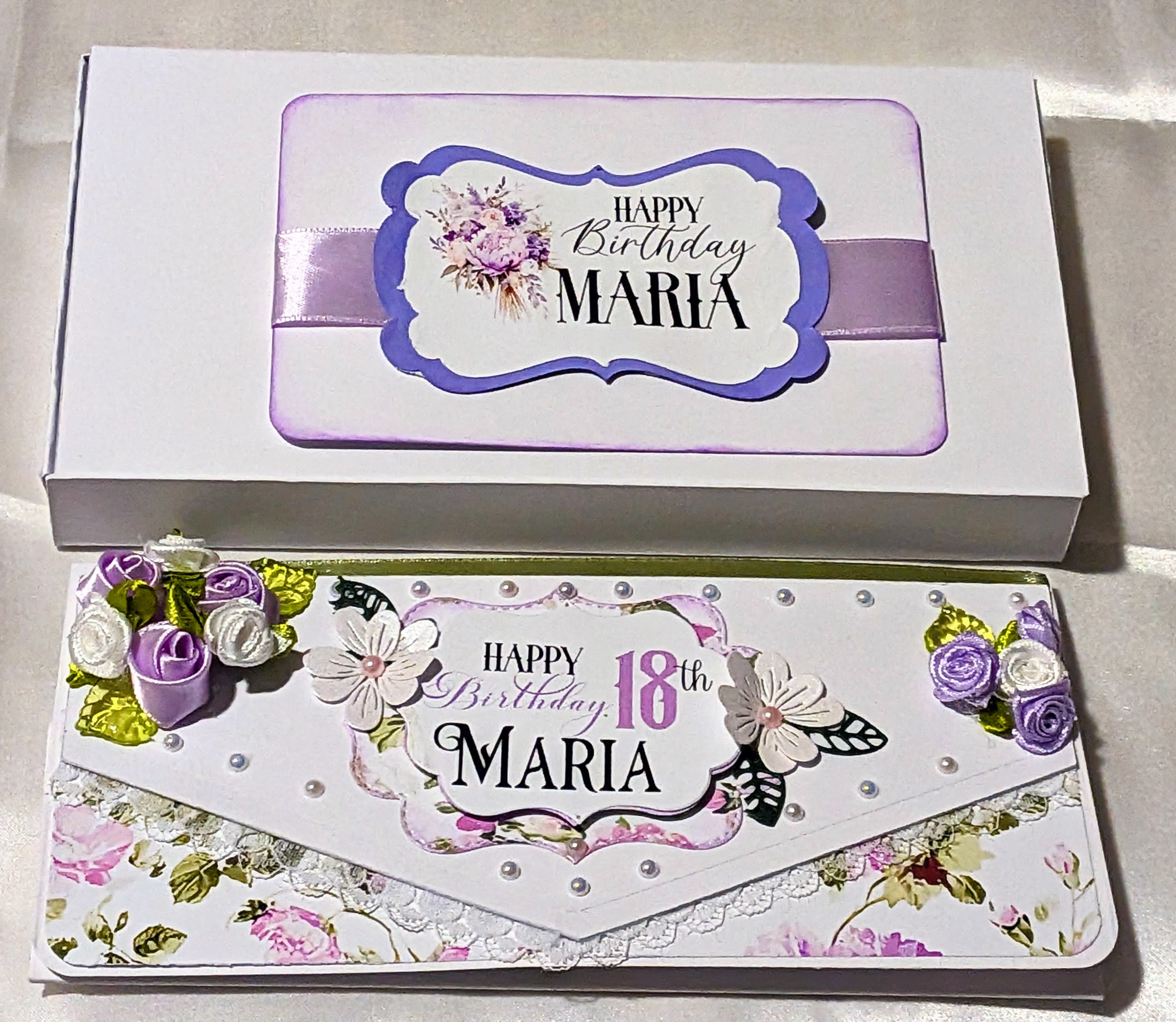 Luxury Boxed Personalised Handmade Money Wallet Envelope for Cash, Gift Card - Image 11