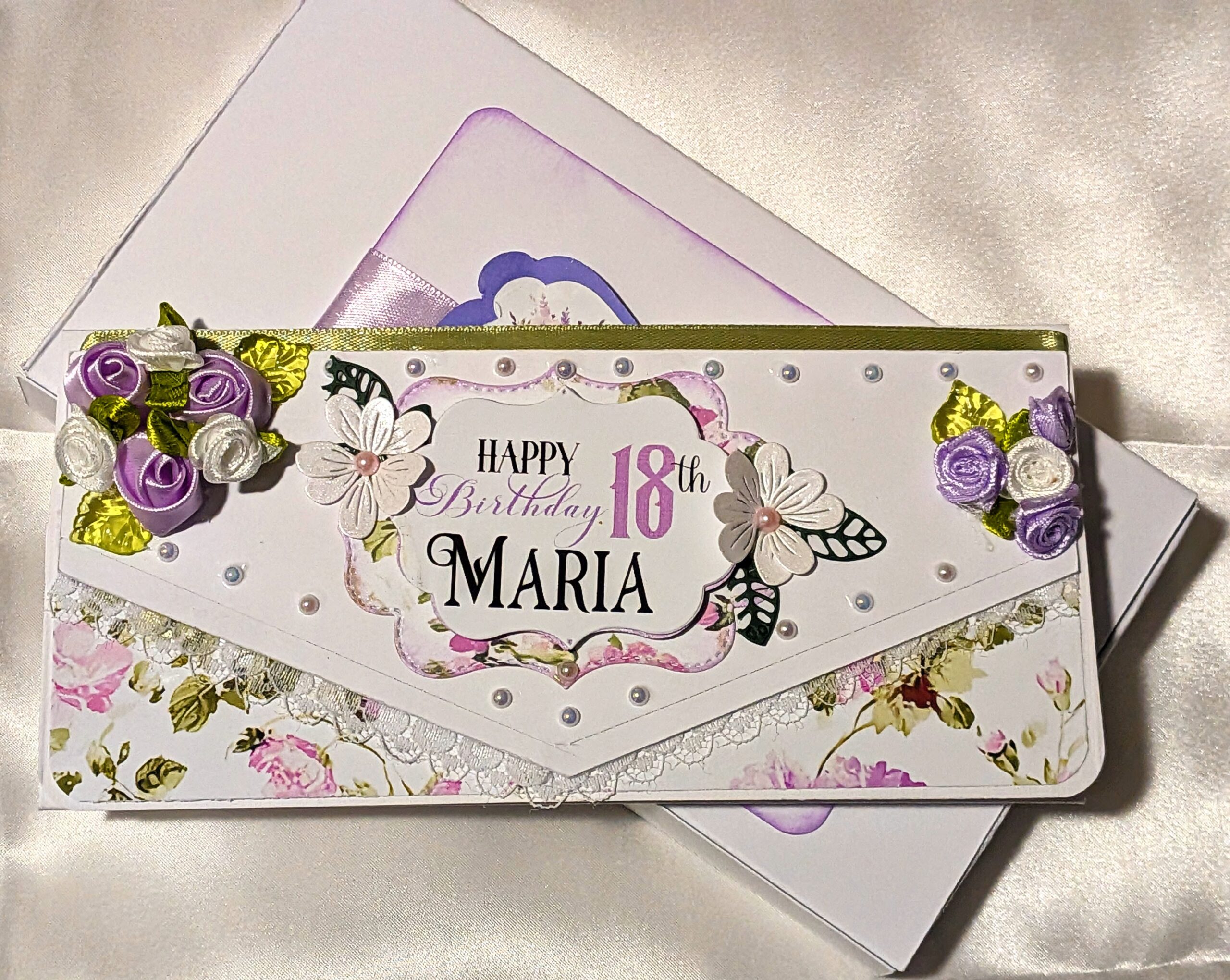 Luxury Boxed Personalised Handmade Money Wallet Envelope for Cash, Gift Card - Image 8
