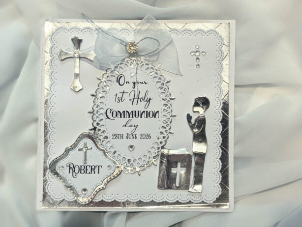 Personalized 1st Holy Communion Card