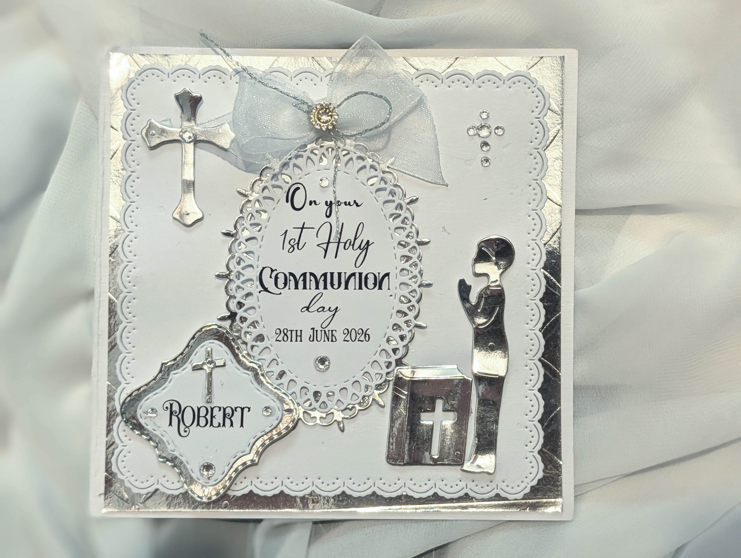 Personalized 1st Holy Communion Card