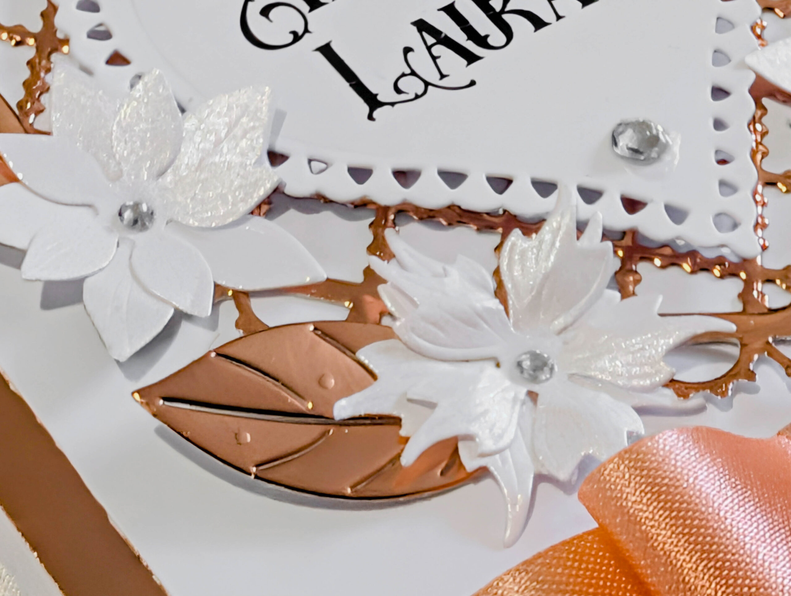 Luxury Personalized Card Rose Gold Heart Handmade Engagement Wedding Anniversary - Image 8