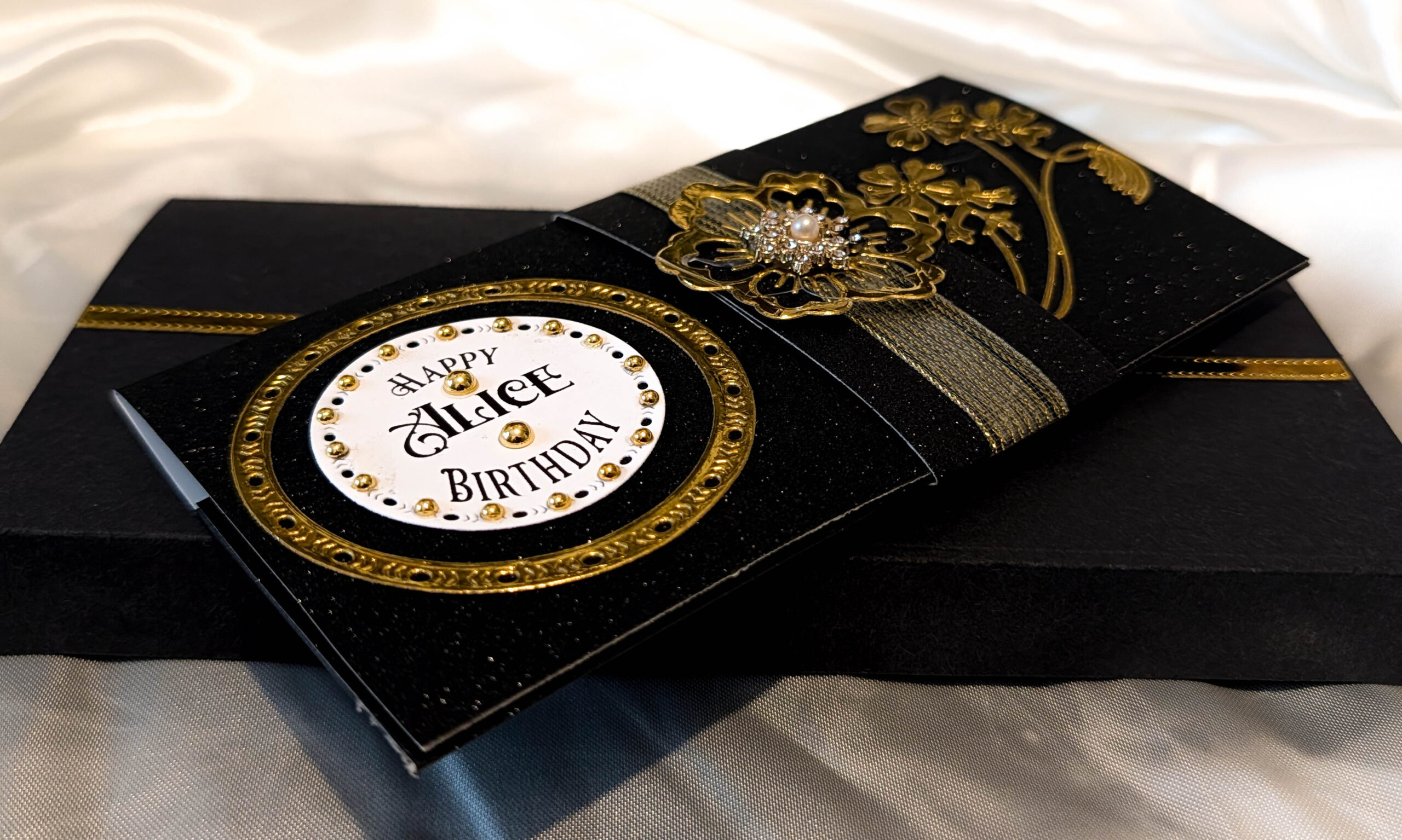Personalised money envelope gift box