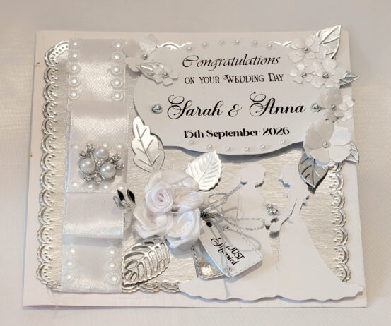 Wedding Card Luxury Boxed Mrs and Mrs Bride & Bride